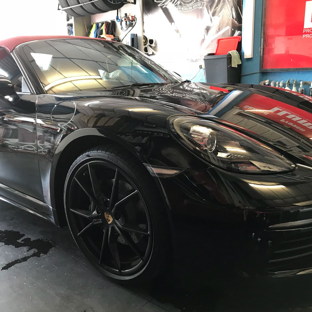 Window Tinting in Porshe Boxer